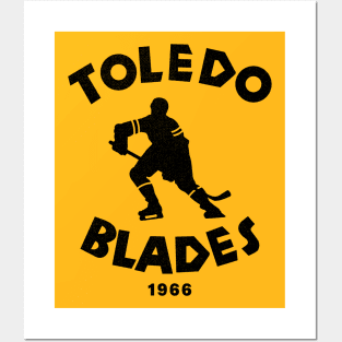 Defunct Toledo Blades IHL Hockey 1966 Posters and Art